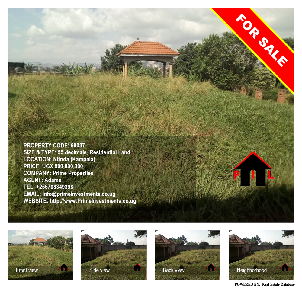 Residential Land  for sale in Ntinda Kampala Uganda, code: 69037