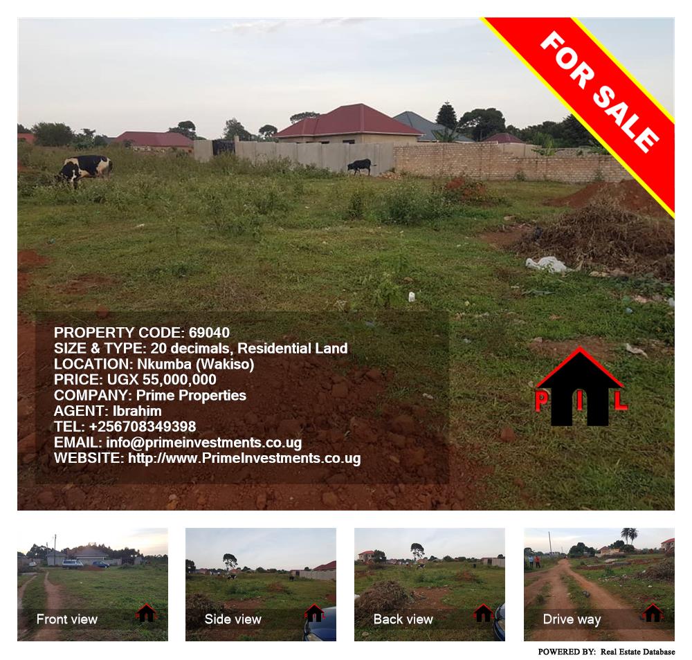 Residential Land  for sale in Nkumba Wakiso Uganda, code: 69040