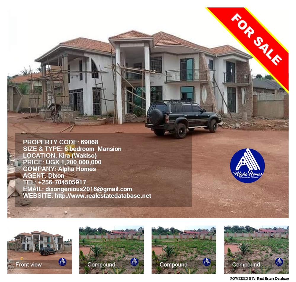 6 bedroom Mansion  for sale in Kira Wakiso Uganda, code: 69068