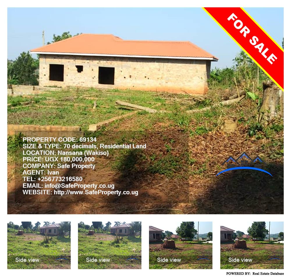 Residential Land  for sale in Nansana Wakiso Uganda, code: 69134