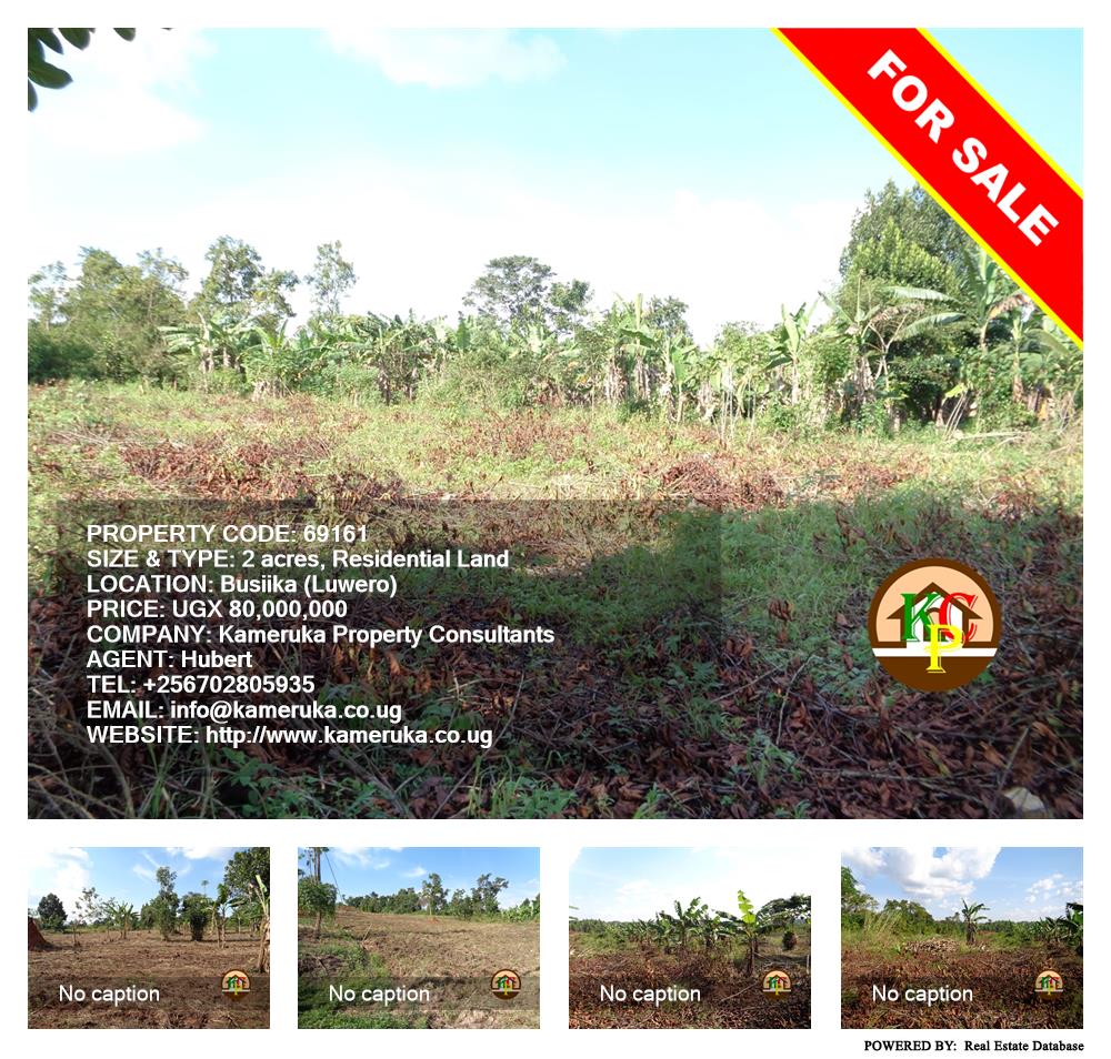 Residential Land  for sale in Busiika Luweero Uganda, code: 69161