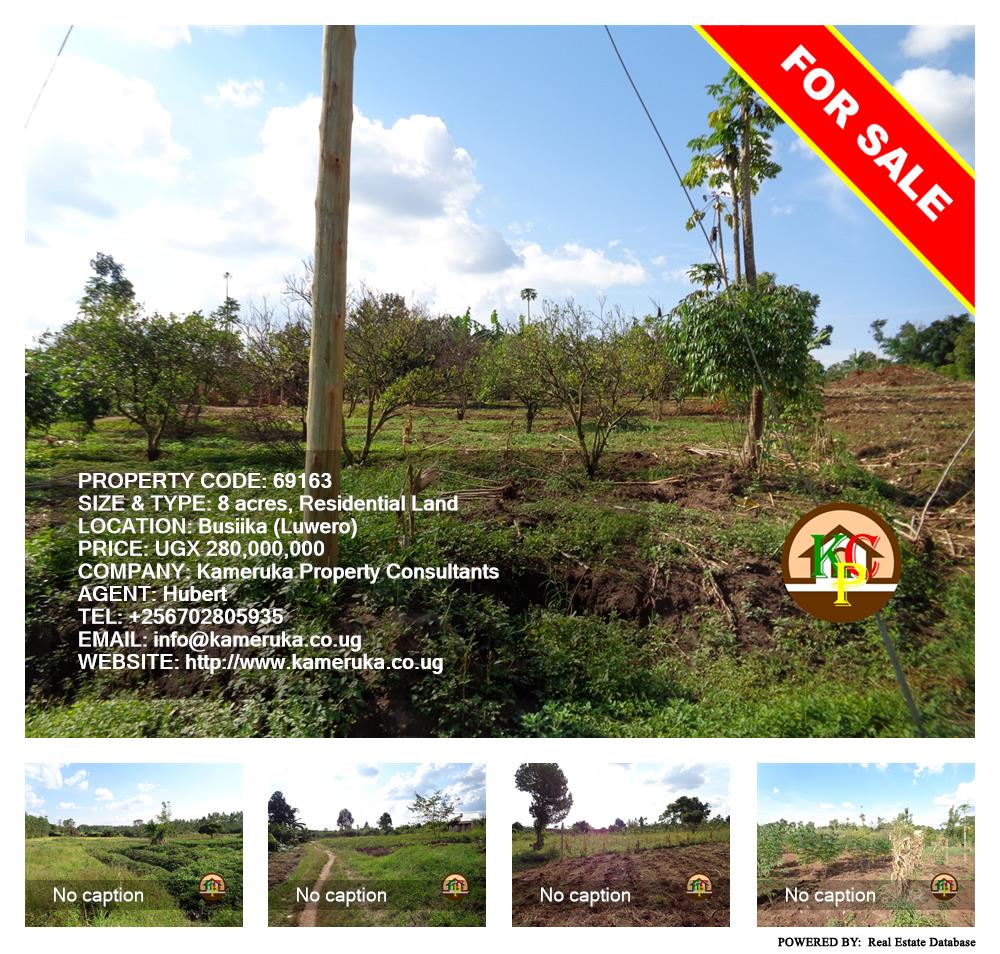 Residential Land  for sale in Busiika Luweero Uganda, code: 69163