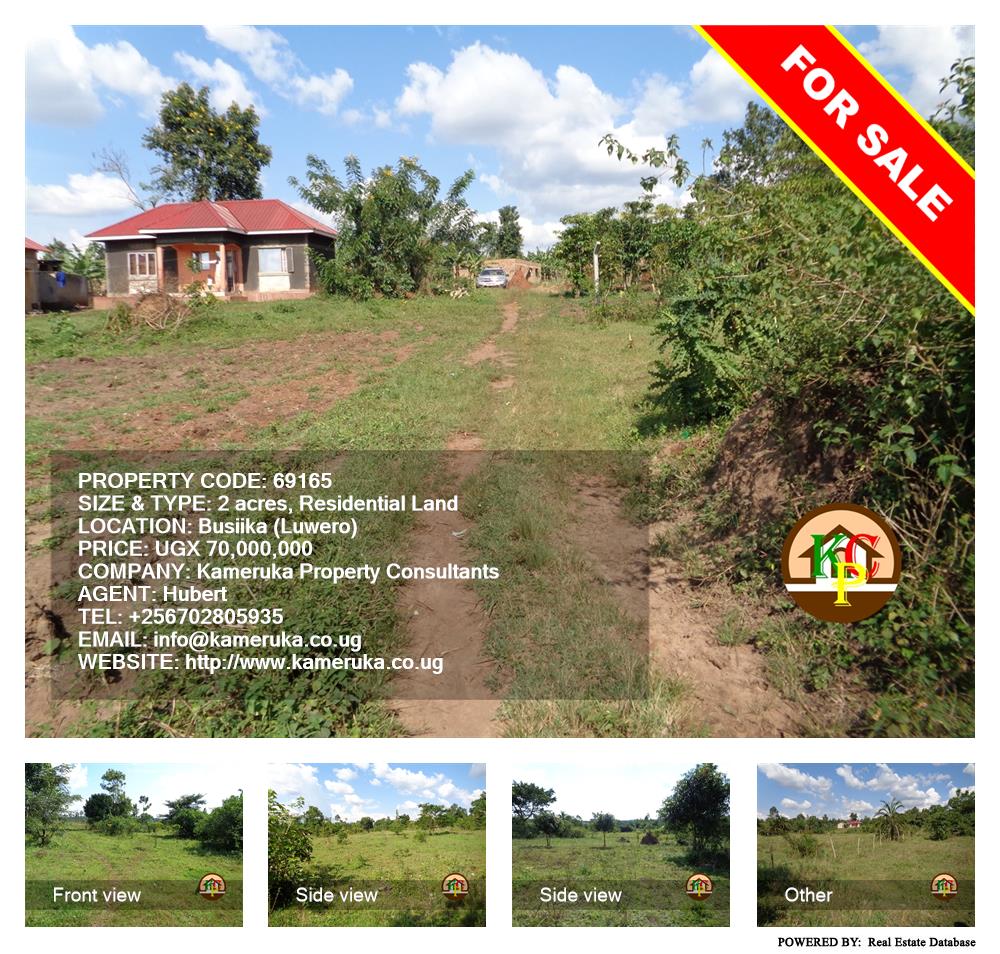 Residential Land  for sale in Busiika Luweero Uganda, code: 69165