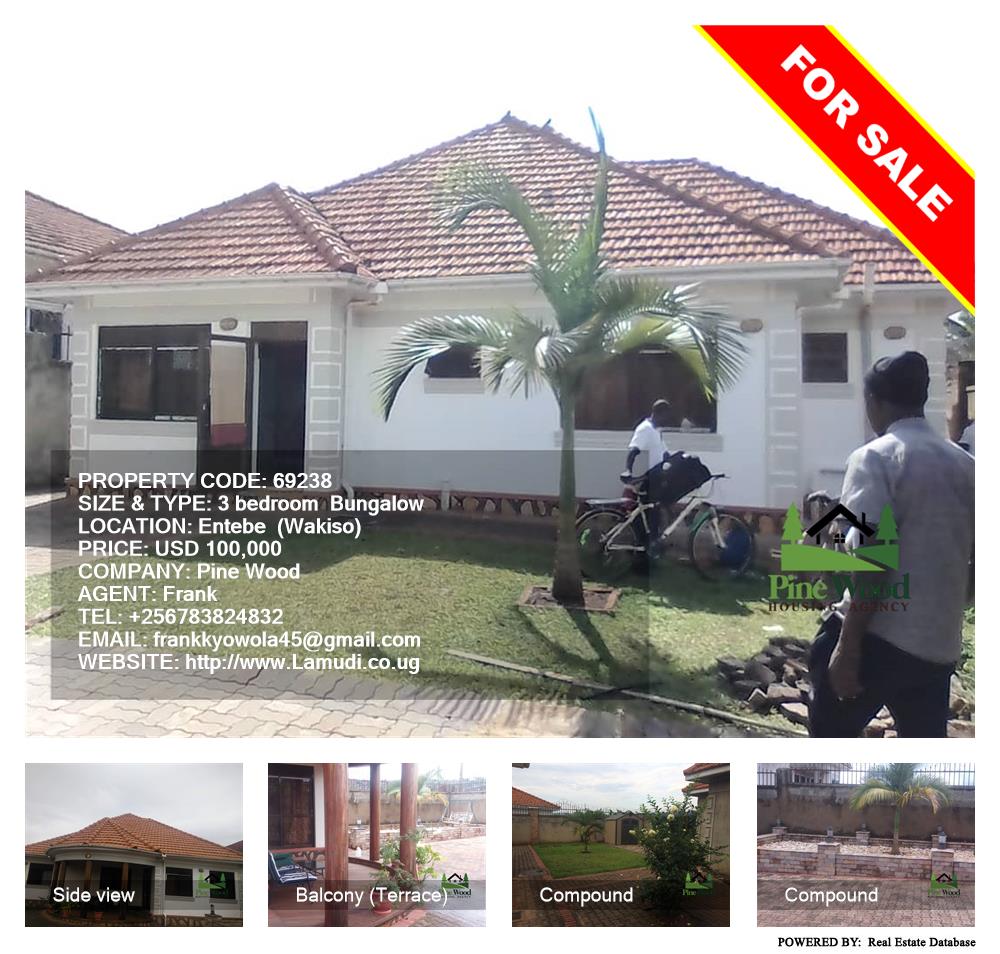 3 bedroom Bungalow  for sale in Entebbe Wakiso Uganda, code: 69238