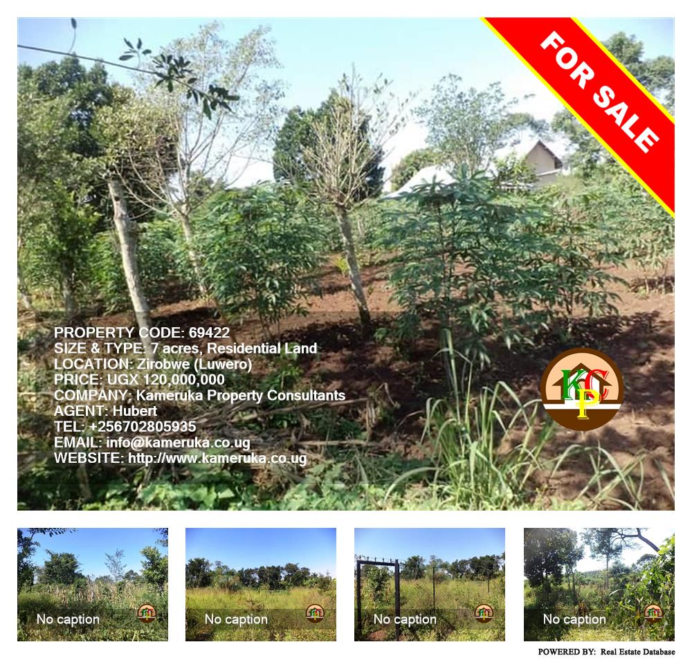 Residential Land  for sale in Ziloobwe Luweero Uganda, code: 69422