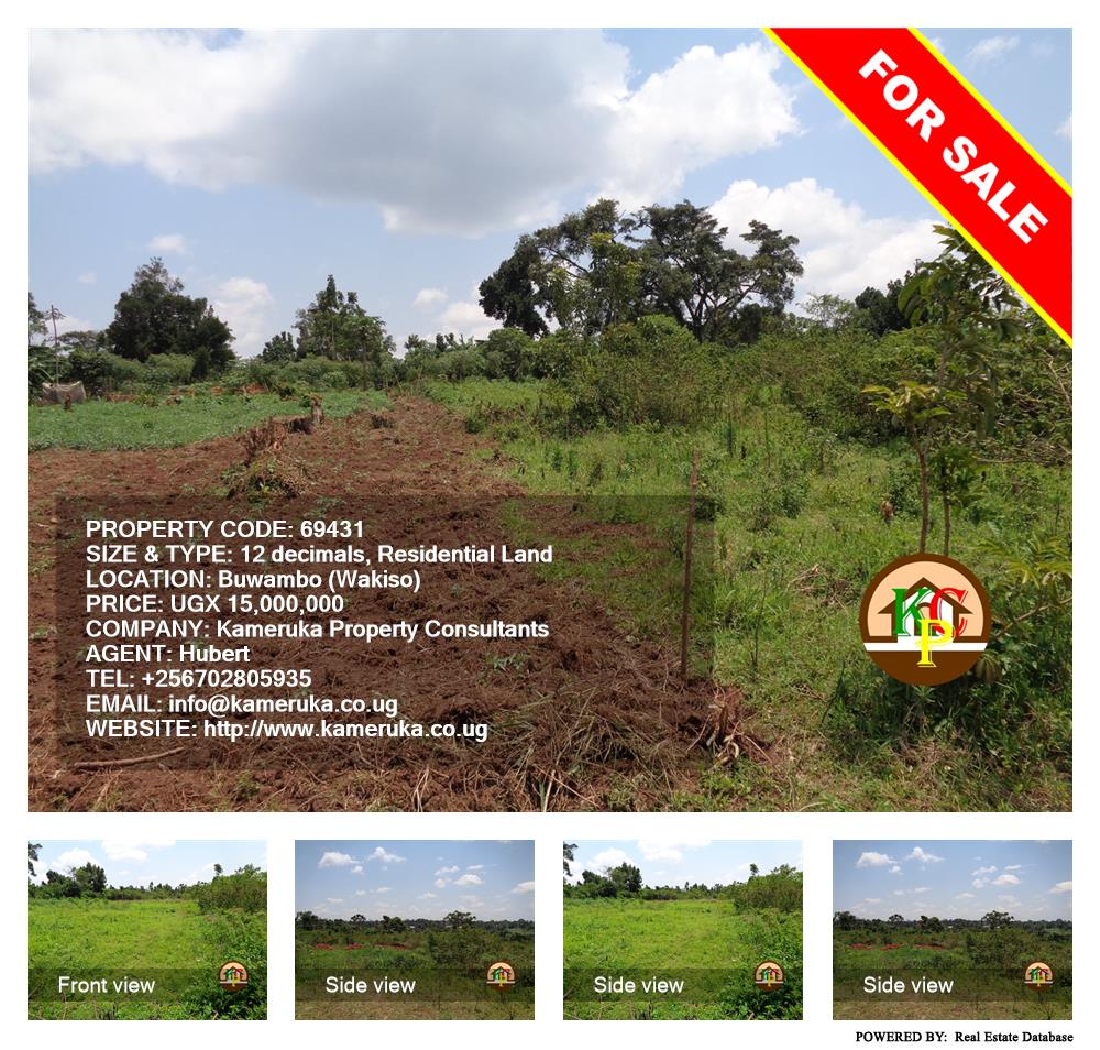 Residential Land  for sale in Buwambo Wakiso Uganda, code: 69431