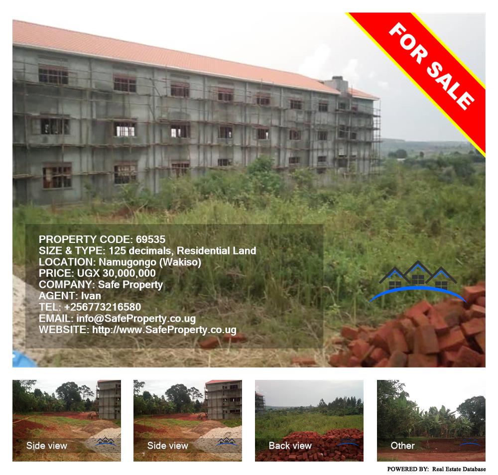 Residential Land  for sale in Namugongo Wakiso Uganda, code: 69535