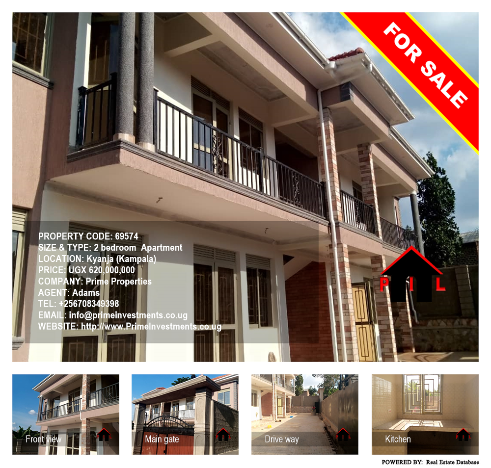 2 bedroom Apartment  for sale in Kyanja Kampala Uganda, code: 69574