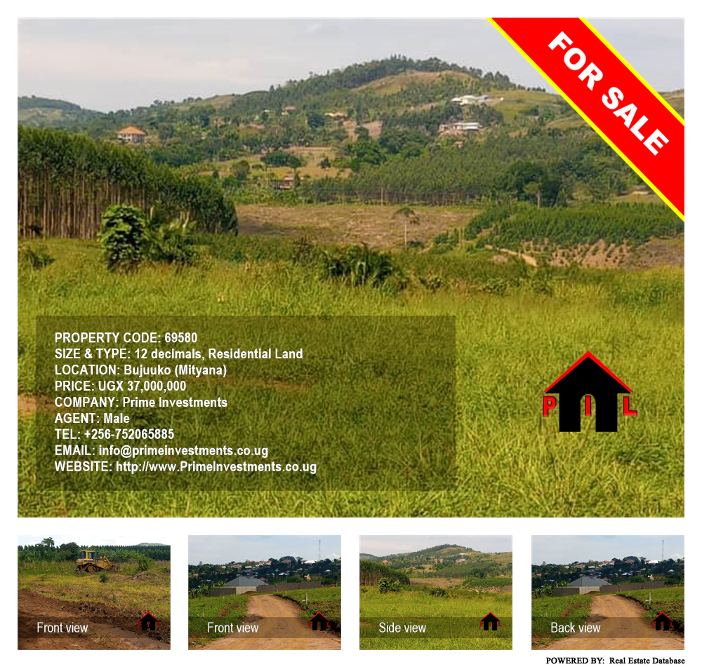 Residential Land  for sale in Bujuuko Mityana Uganda, code: 69580