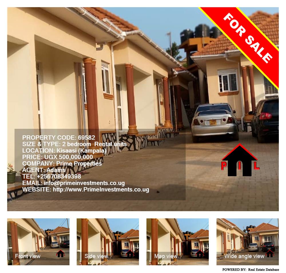 2 bedroom Rental units  for sale in Kisaasi Kampala Uganda, code: 69582