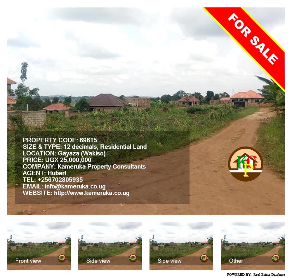 Residential Land  for sale in Gayaza Wakiso Uganda, code: 69615