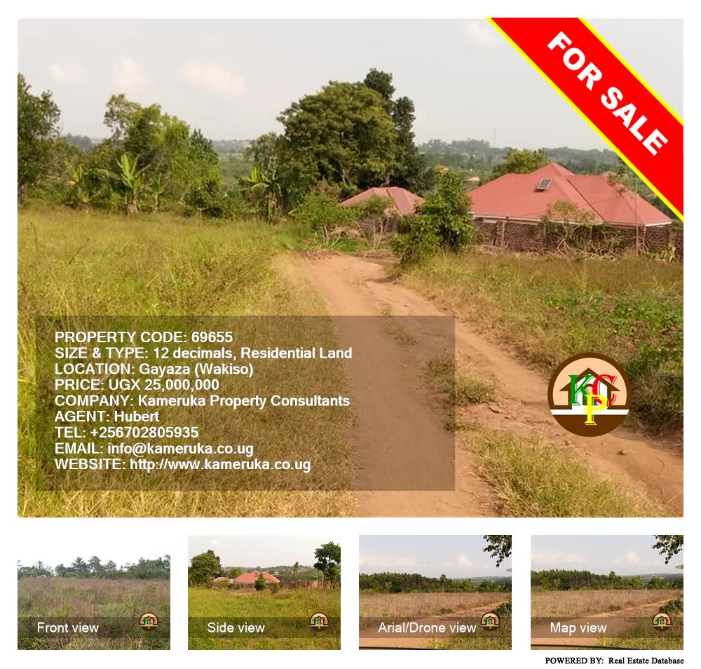 Residential Land  for sale in Gayaza Wakiso Uganda, code: 69655