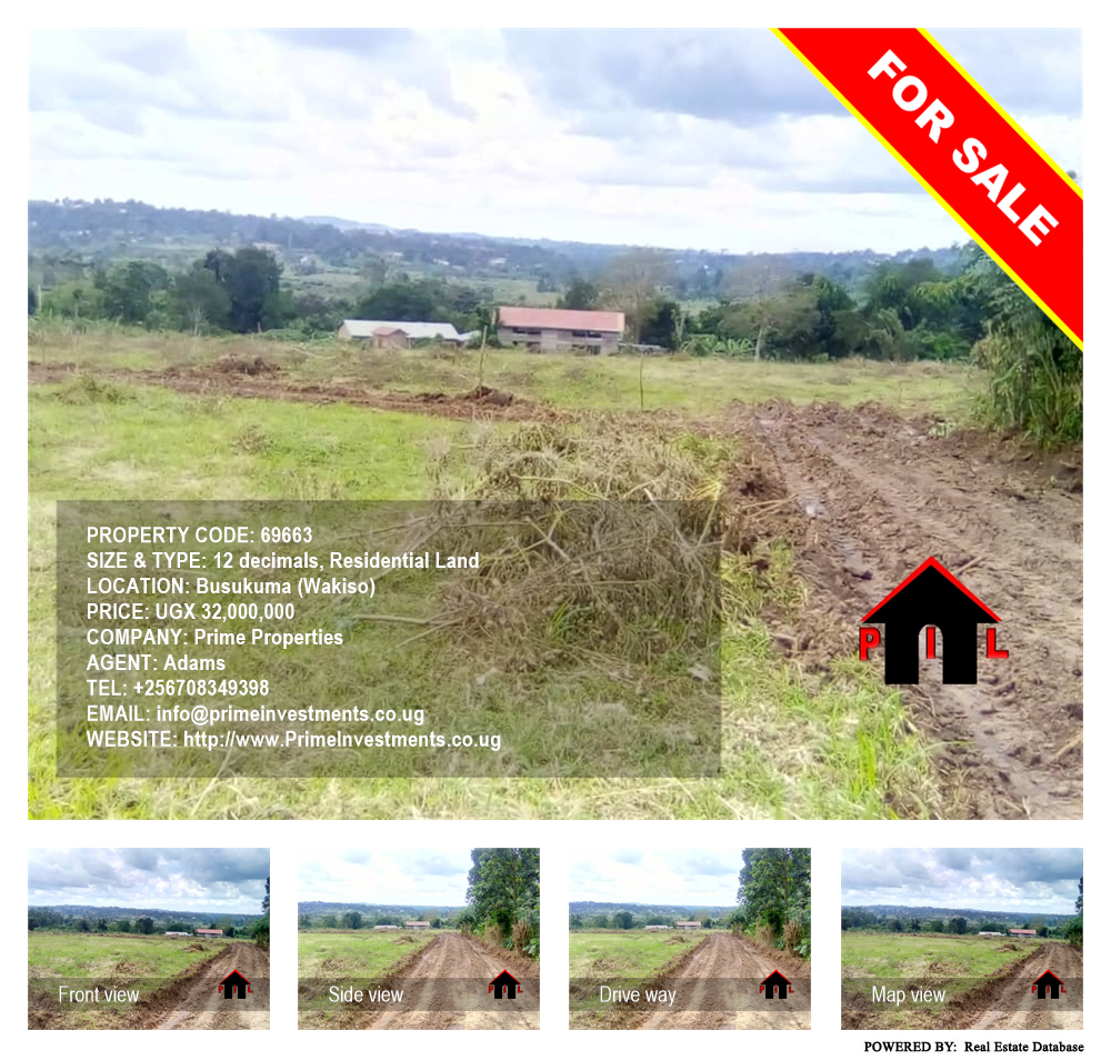 Residential Land  for sale in Busukuma Wakiso Uganda, code: 69663