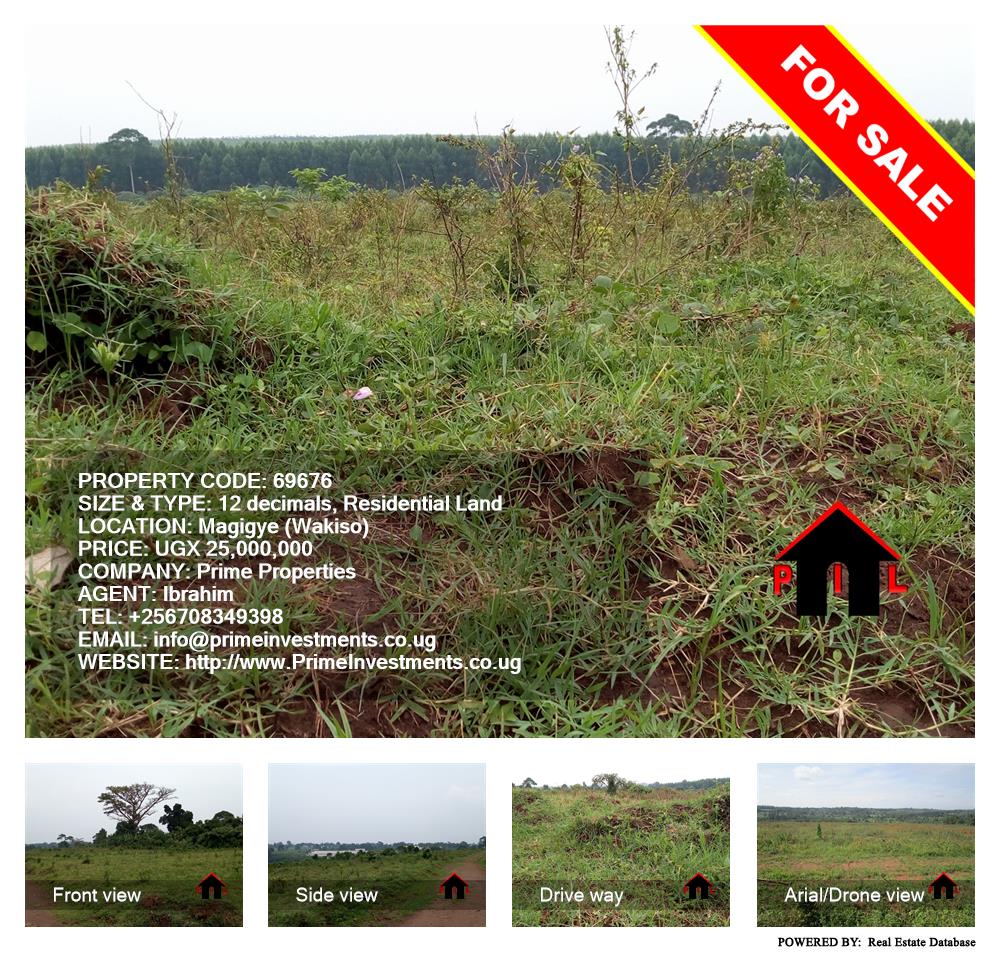 Residential Land  for sale in Magigye Wakiso Uganda, code: 69676