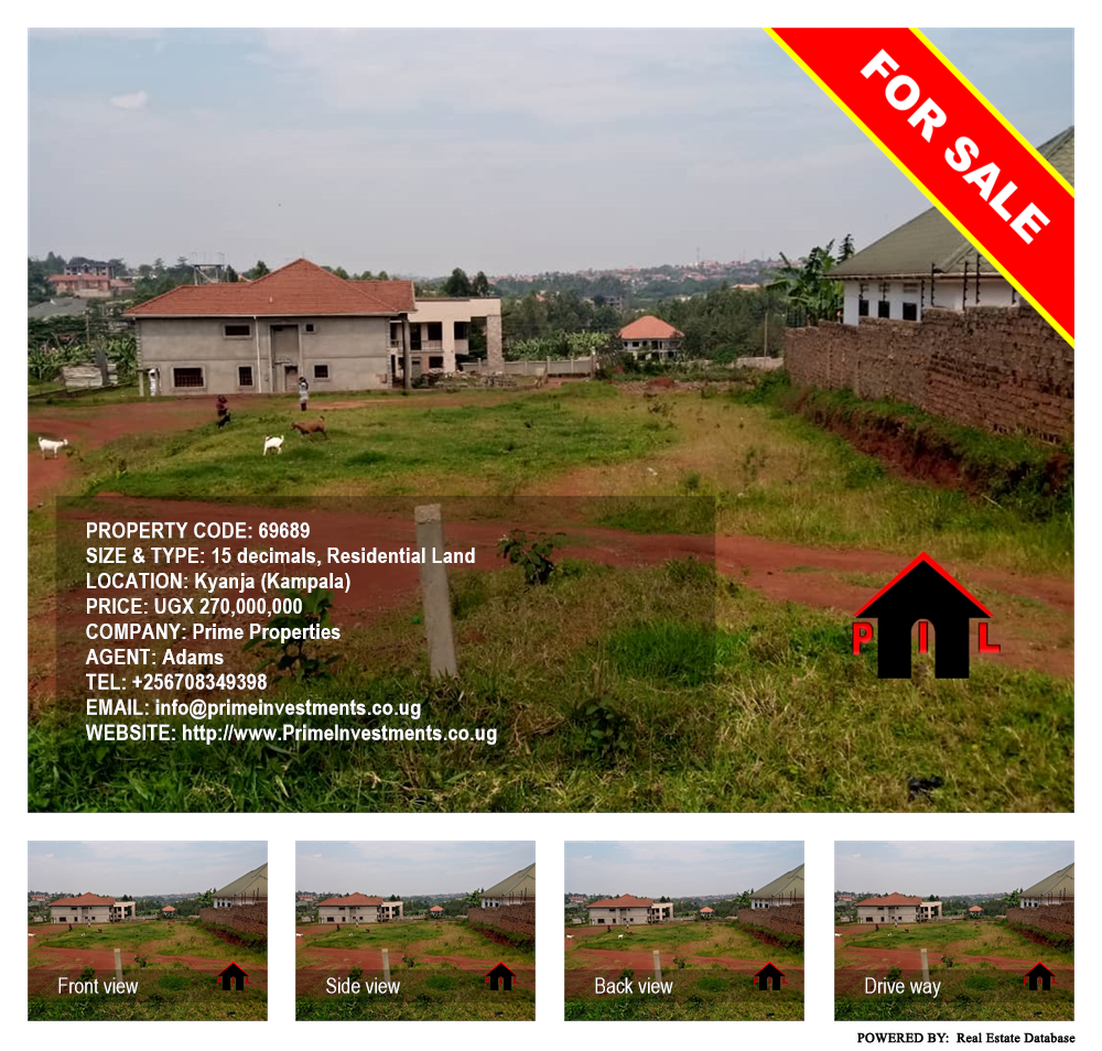 Residential Land  for sale in Kyanja Kampala Uganda, code: 69689