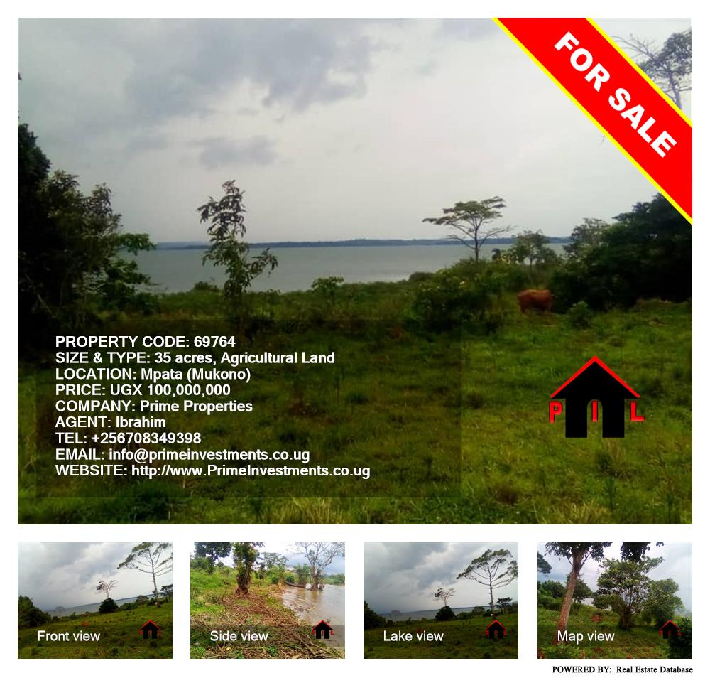 Agricultural Land  for sale in Mpata Mukono Uganda, code: 69764