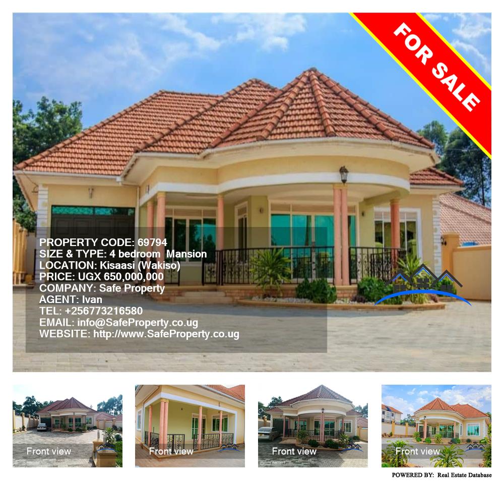 4 bedroom Mansion  for sale in Kisaasi Wakiso Uganda, code: 69794