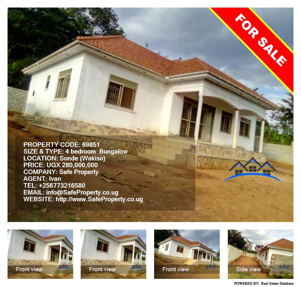 4 bedroom Bungalow  for sale in Sonde Wakiso Uganda, code: 69851