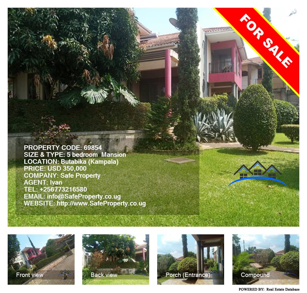 5 bedroom Mansion  for sale in Butabika Kampala Uganda, code: 69854