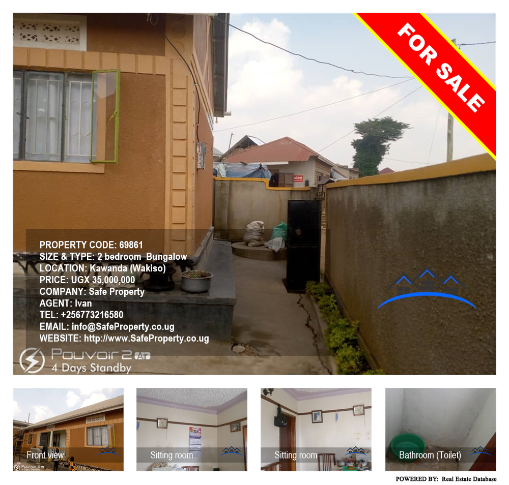2 bedroom Bungalow  for sale in Kawanda Wakiso Uganda, code: 69861