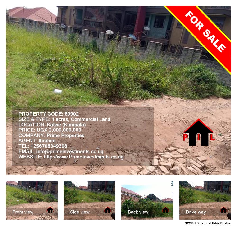 Commercial Land  for sale in Katwe Kampala Uganda, code: 69902