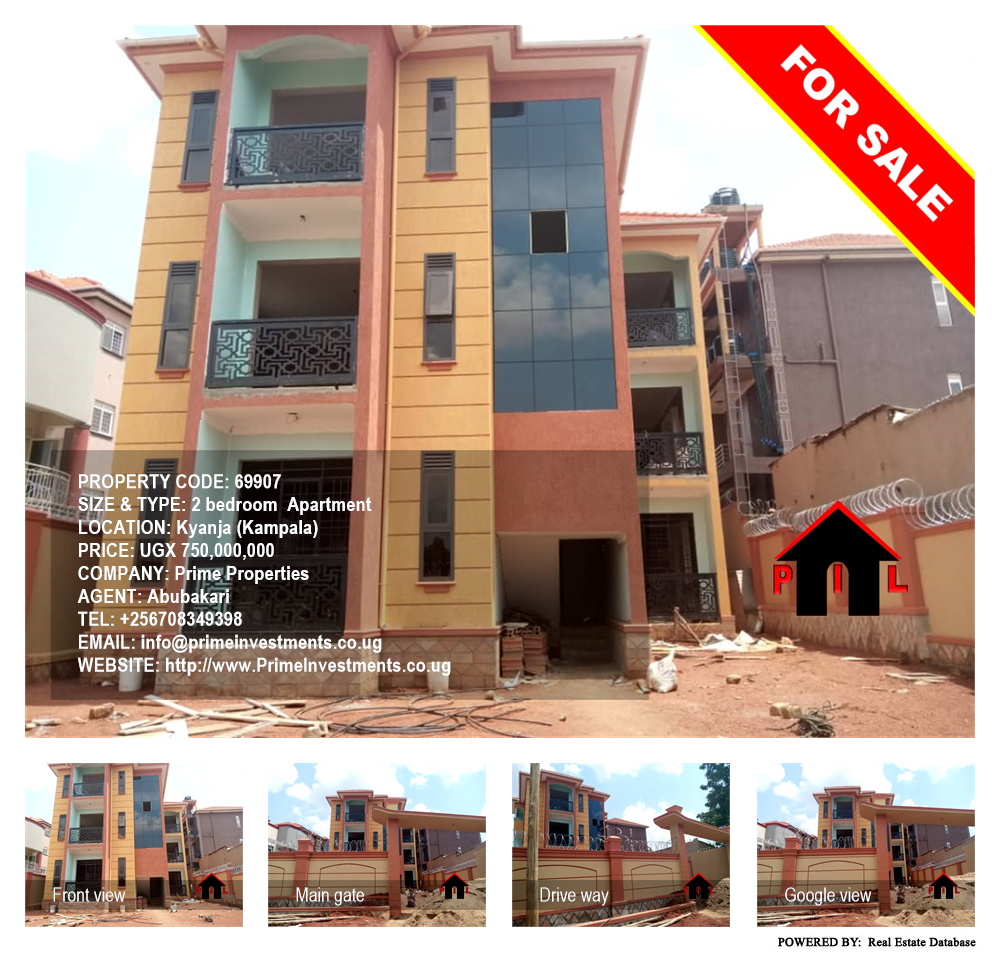 2 bedroom Apartment  for sale in Kyanja Kampala Uganda, code: 69907