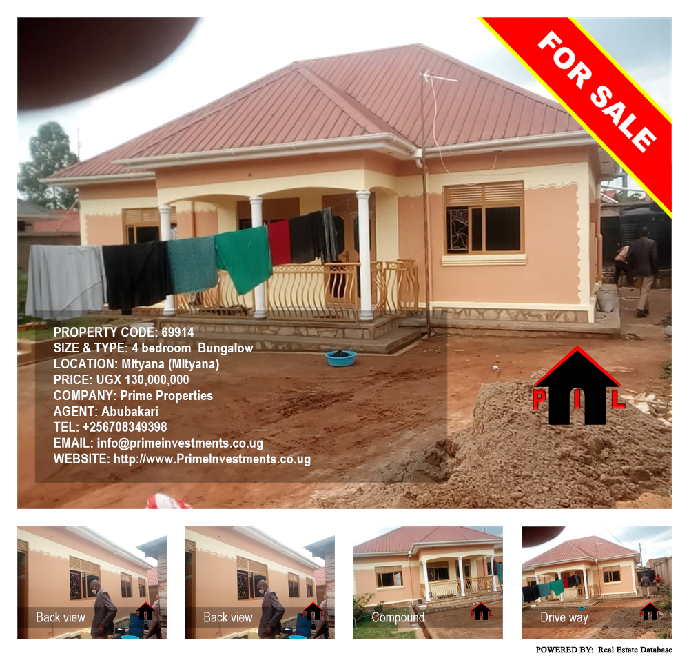 4 bedroom Bungalow  for sale in Mityana Mityana Uganda, code: 69914