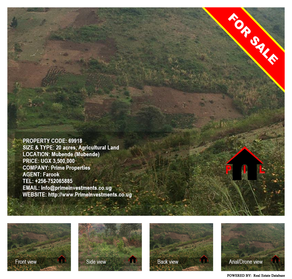 Agricultural Land  for sale in Mubende Mubende Uganda, code: 69918