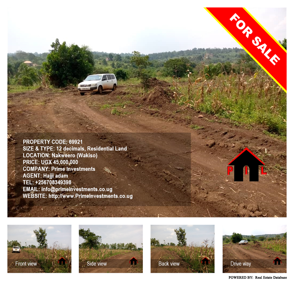 Residential Land  for sale in Nakweelo Wakiso Uganda, code: 69921