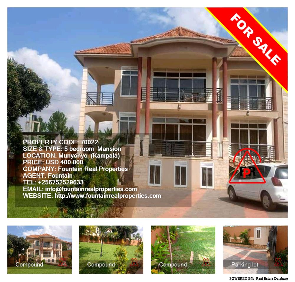 5 bedroom Mansion  for sale in Munyonyo Kampala Uganda, code: 70022