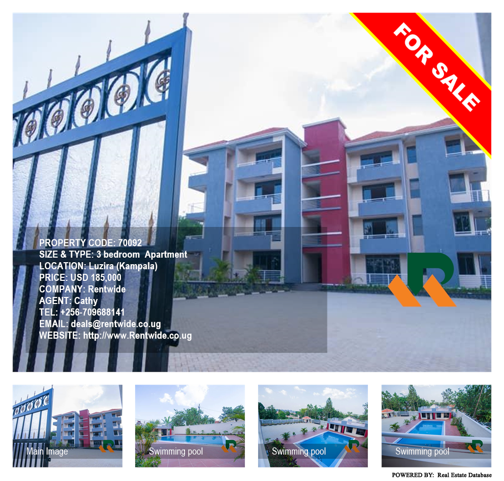 3 bedroom Apartment  for sale in Luzira Kampala Uganda, code: 70092