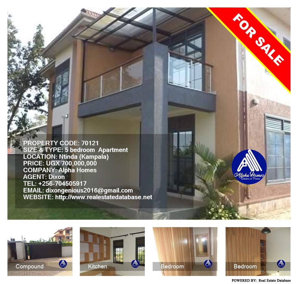 5 bedroom Apartment  for sale in Ntinda Kampala Uganda, code: 70121