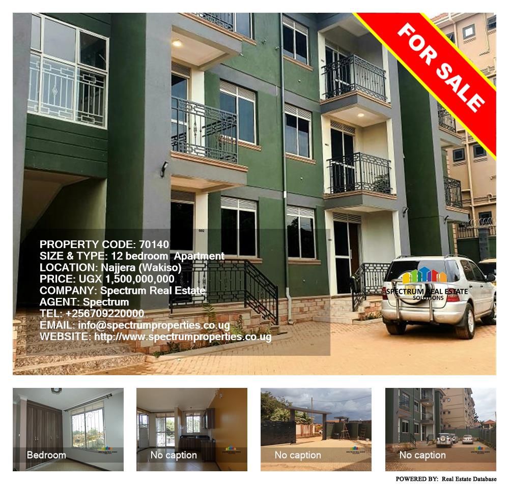 12 bedroom Apartment  for sale in Najjera Wakiso Uganda, code: 70140