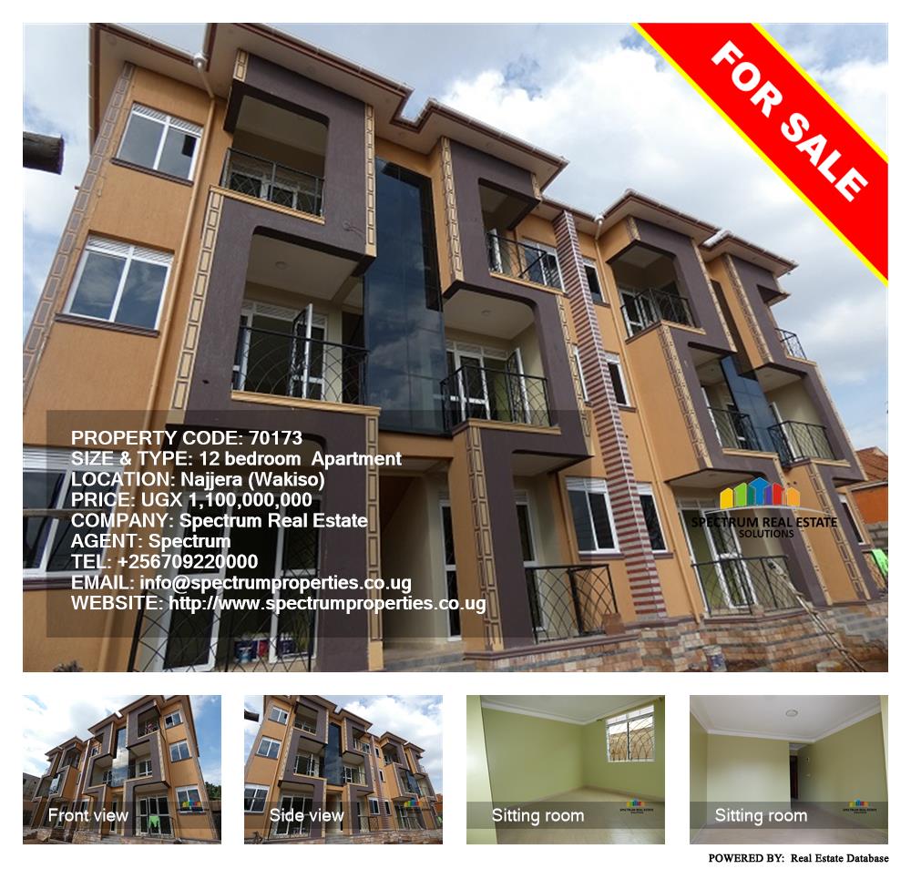12 bedroom Apartment  for sale in Najjera Wakiso Uganda, code: 70173