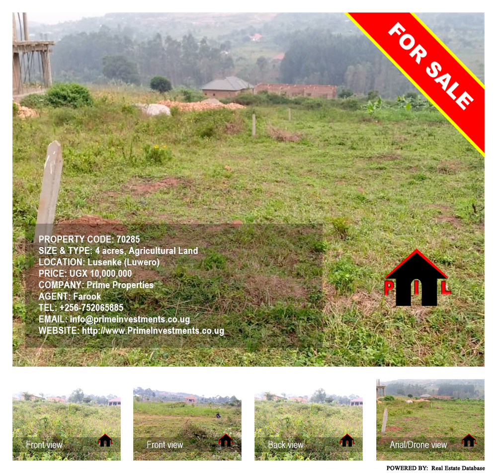 Agricultural Land  for sale in Lusenke Luweero Uganda, code: 70285