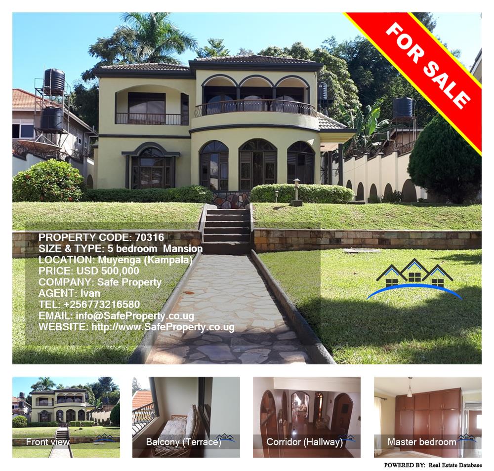 5 bedroom Mansion  for sale in Muyenga Kampala Uganda, code: 70316