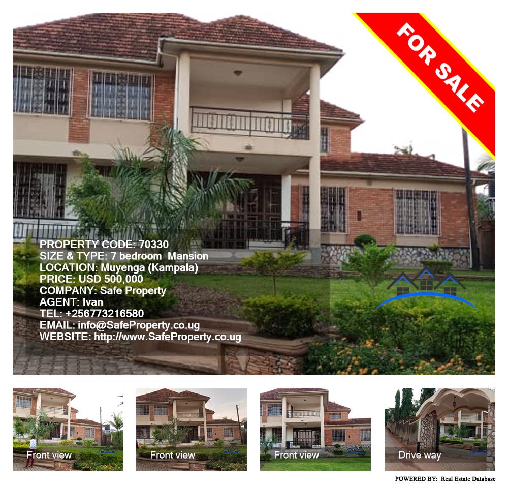 7 bedroom Mansion  for sale in Muyenga Kampala Uganda, code: 70330