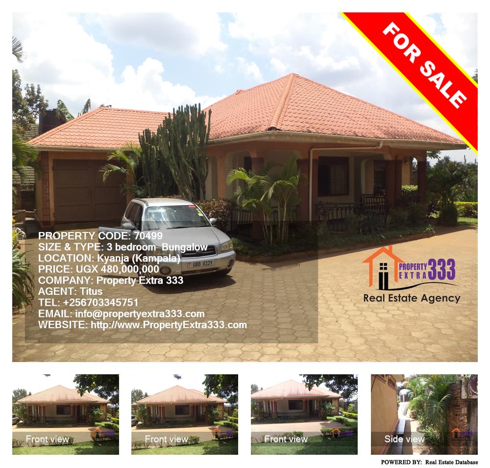 3 bedroom Bungalow  for sale in Kyanja Kampala Uganda, code: 70499