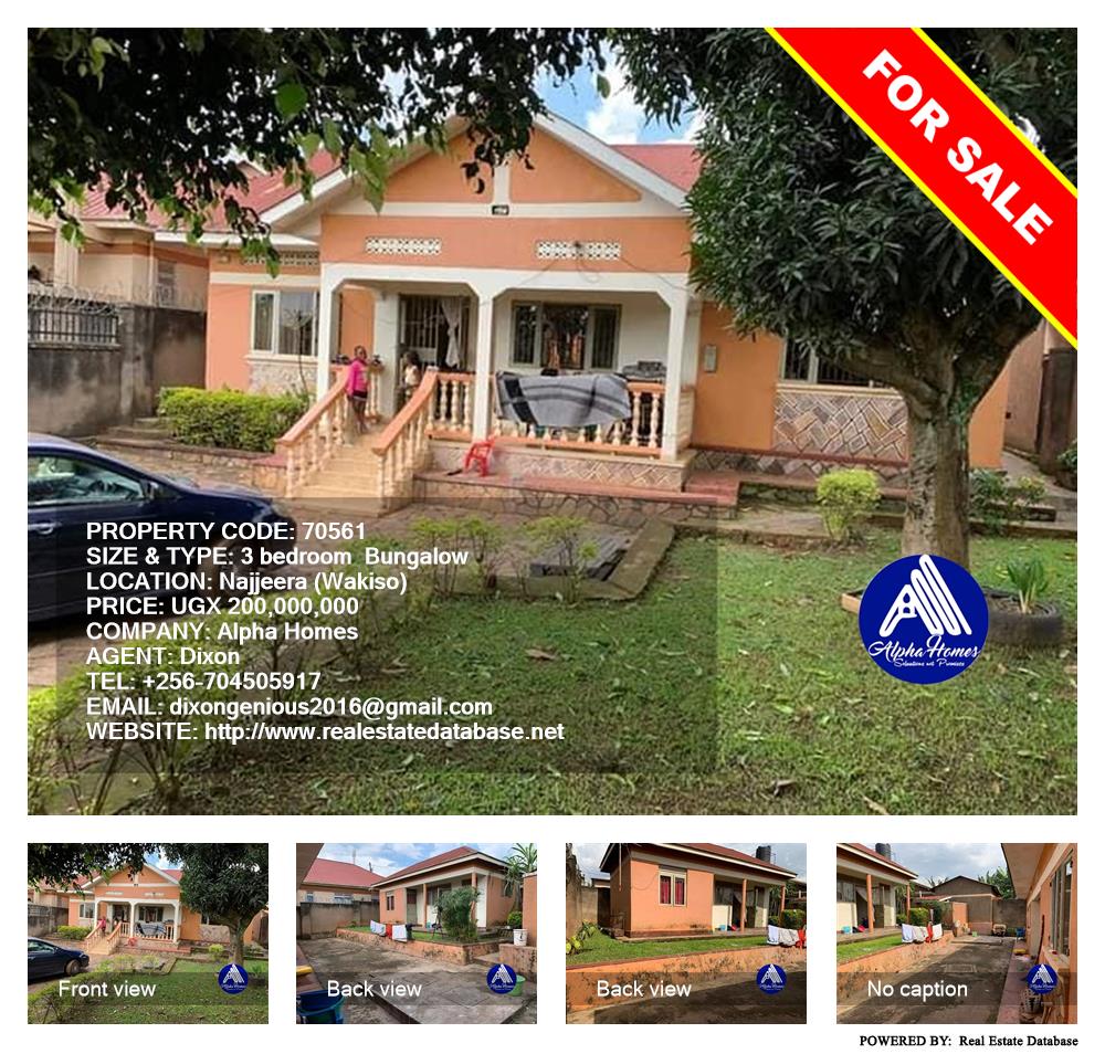 3 bedroom Bungalow  for sale in Najjera Wakiso Uganda, code: 70561