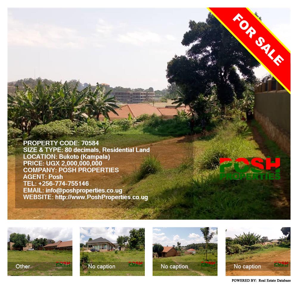 Residential Land  for sale in Bukoto Kampala Uganda, code: 70584