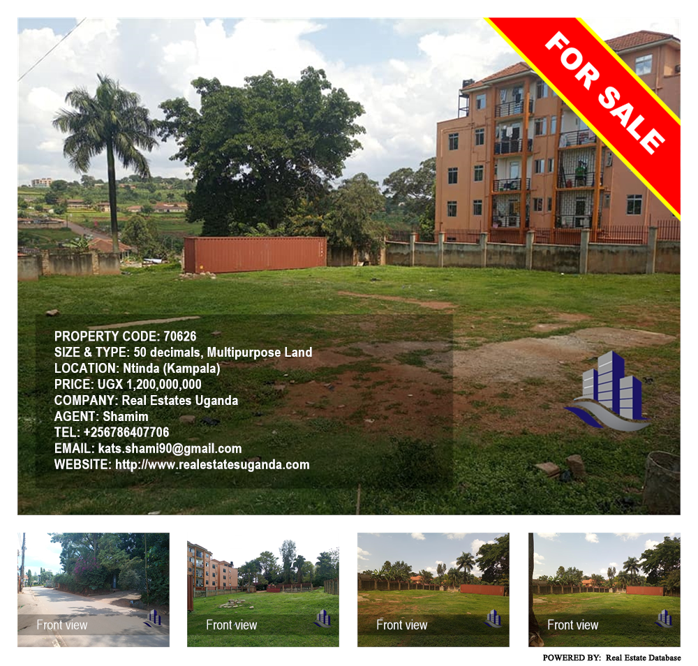 Multipurpose Land  for sale in Ntinda Kampala Uganda, code: 70626