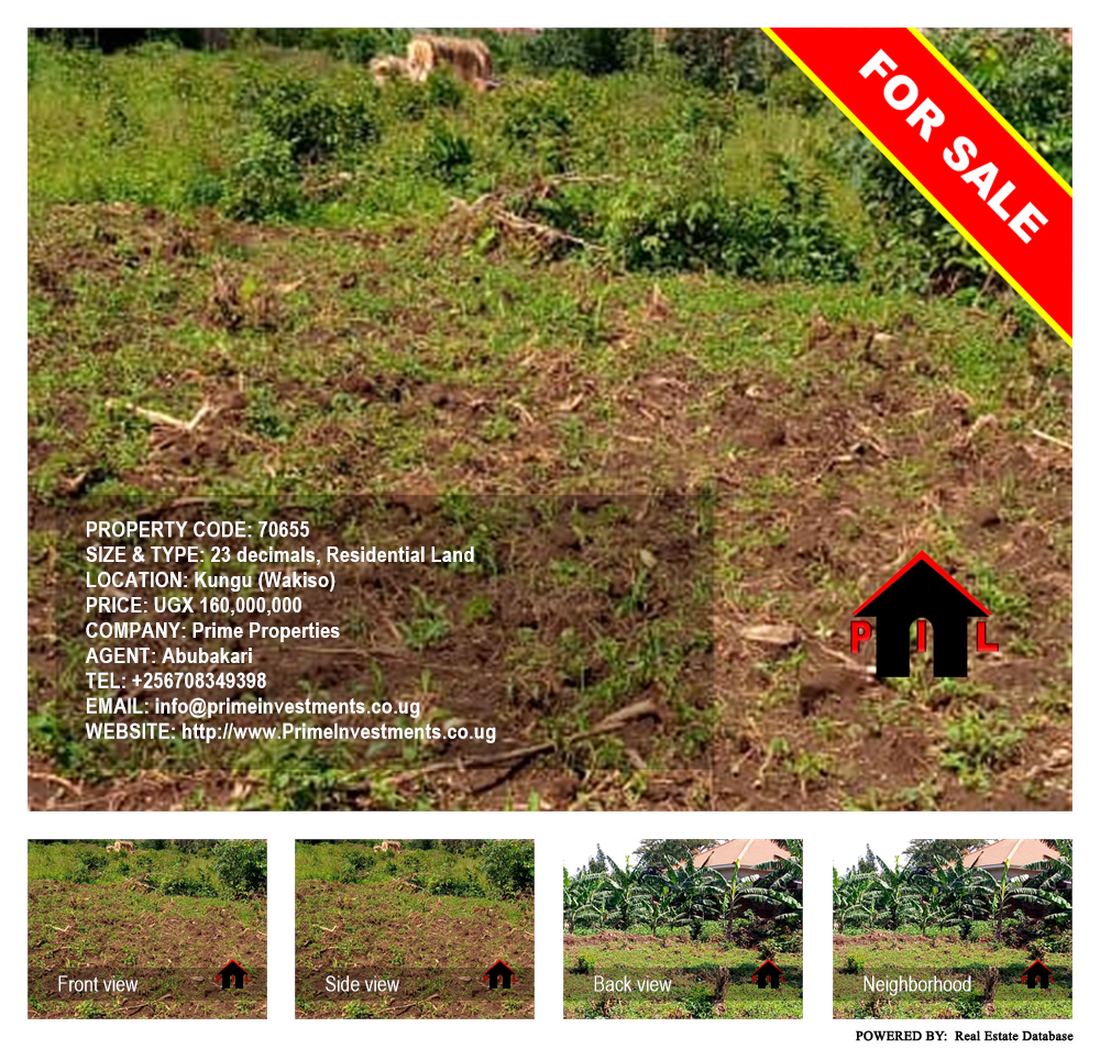 Residential Land  for sale in Kungu Wakiso Uganda, code: 70655