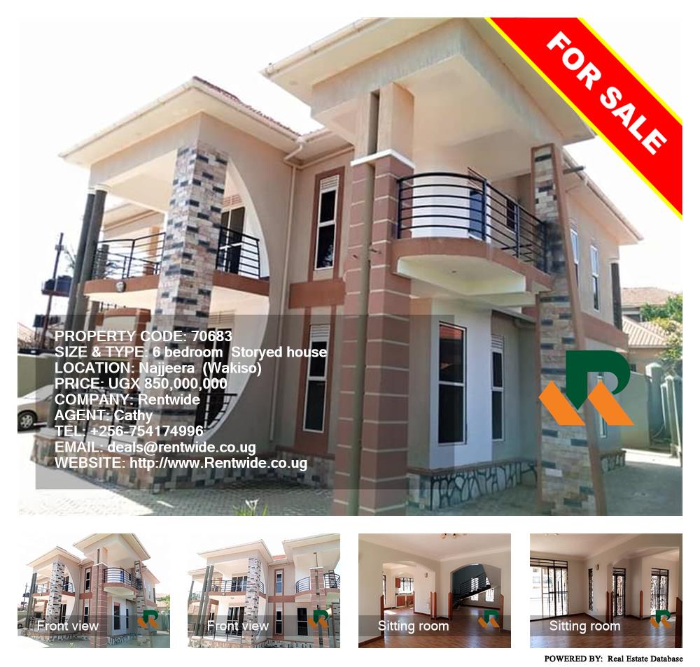 6 bedroom Storeyed house  for sale in Najjera Wakiso Uganda, code: 70683