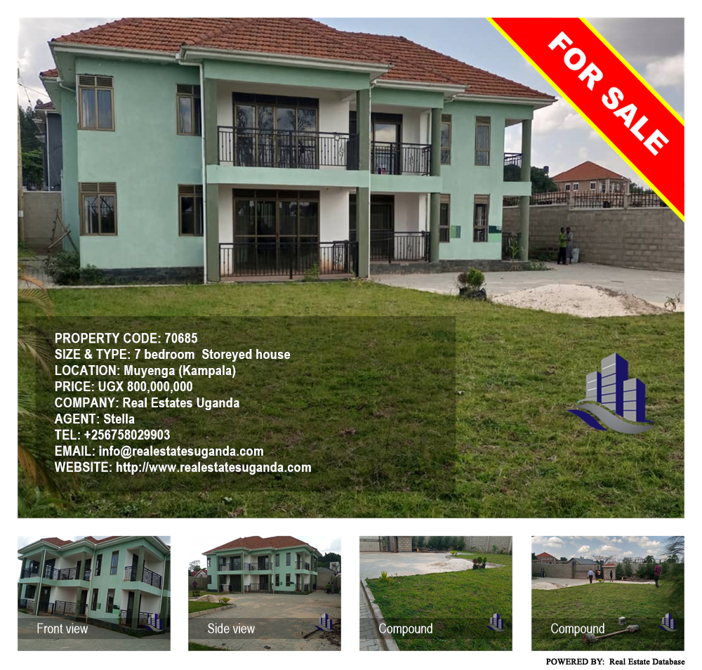 7 bedroom Storeyed house  for sale in Muyenga Kampala Uganda, code: 70685