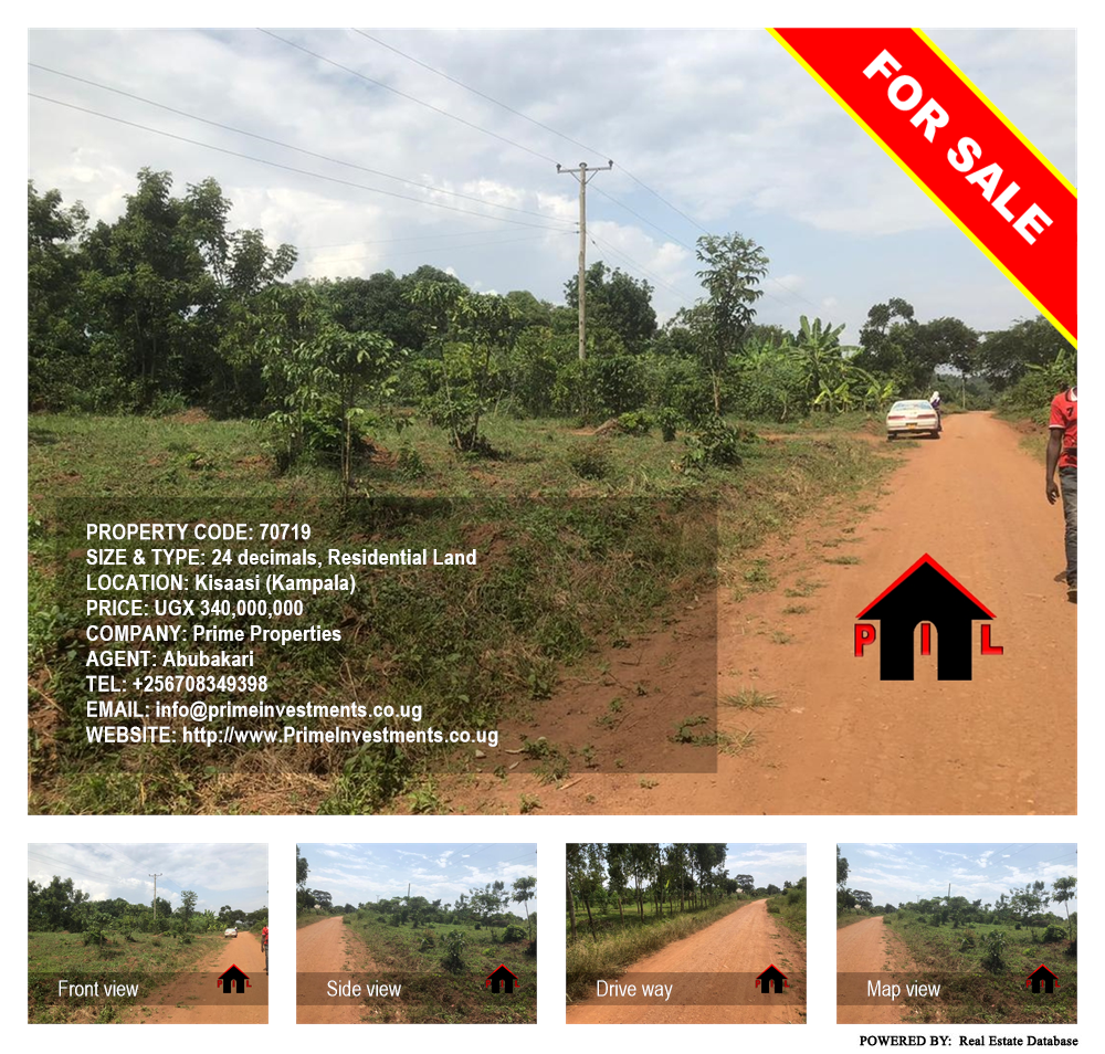 Residential Land  for sale in Kisaasi Kampala Uganda, code: 70719