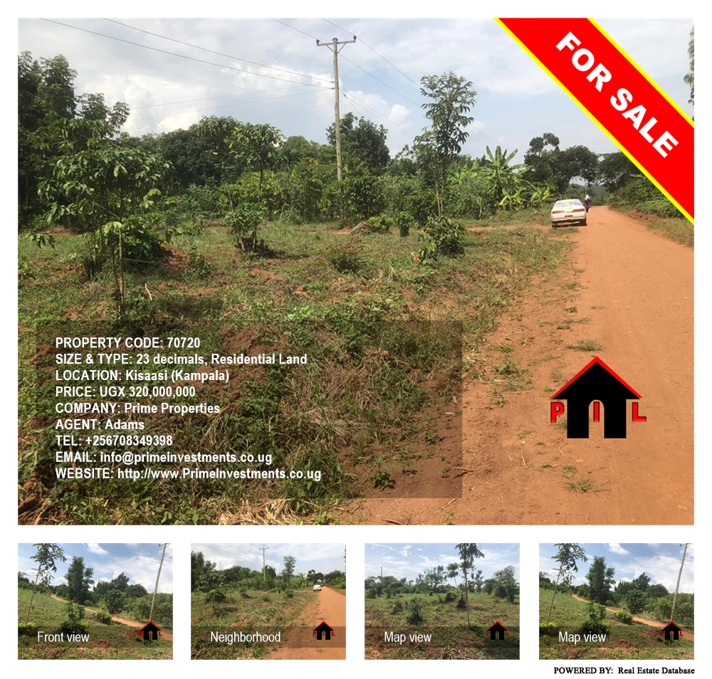 Residential Land  for sale in Kisaasi Kampala Uganda, code: 70720