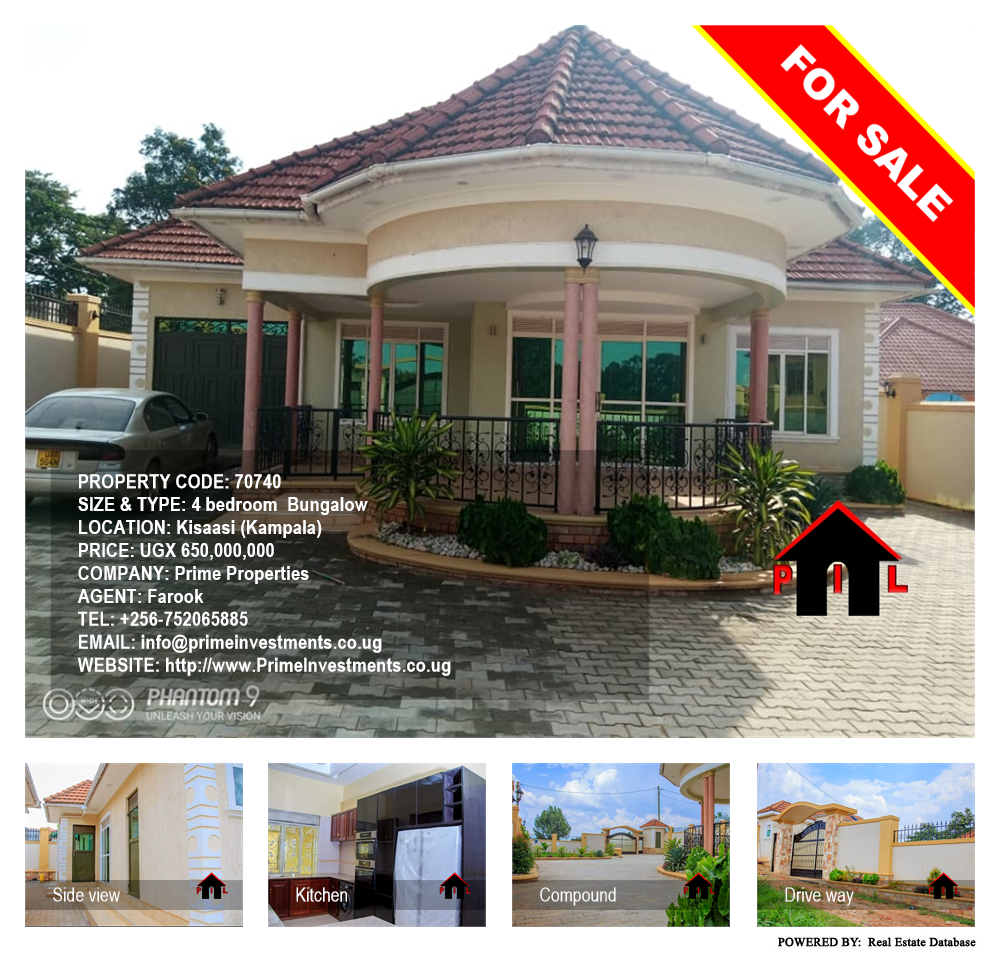 4 bedroom Bungalow  for sale in Kisaasi Kampala Uganda, code: 70740