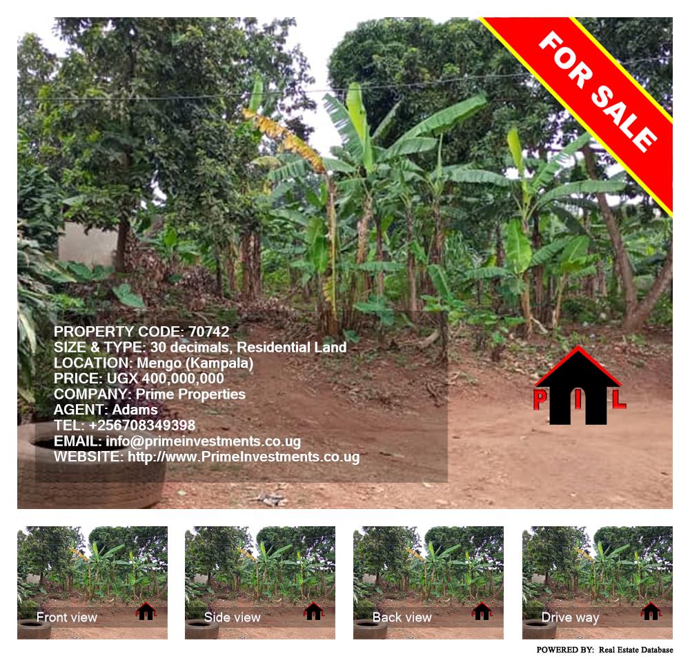 Residential Land  for sale in Mengo Kampala Uganda, code: 70742