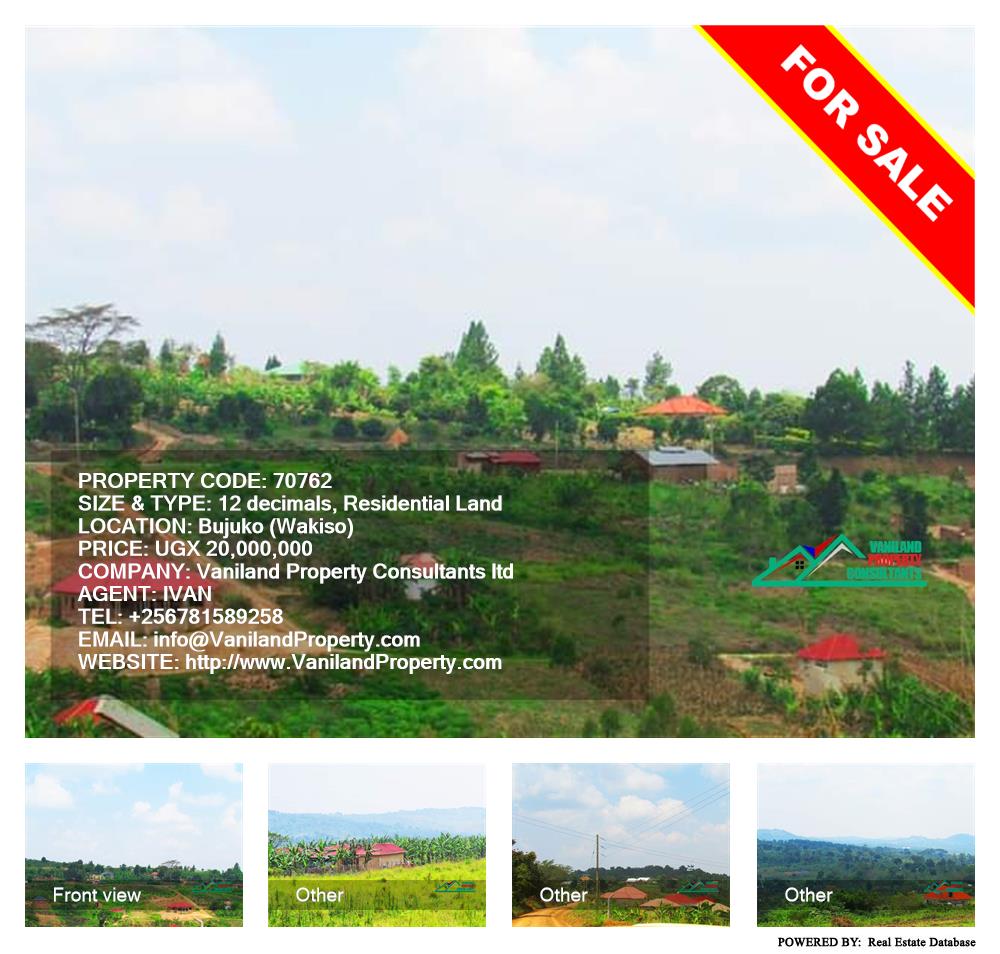 Residential Land  for sale in Bujuuko Wakiso Uganda, code: 70762
