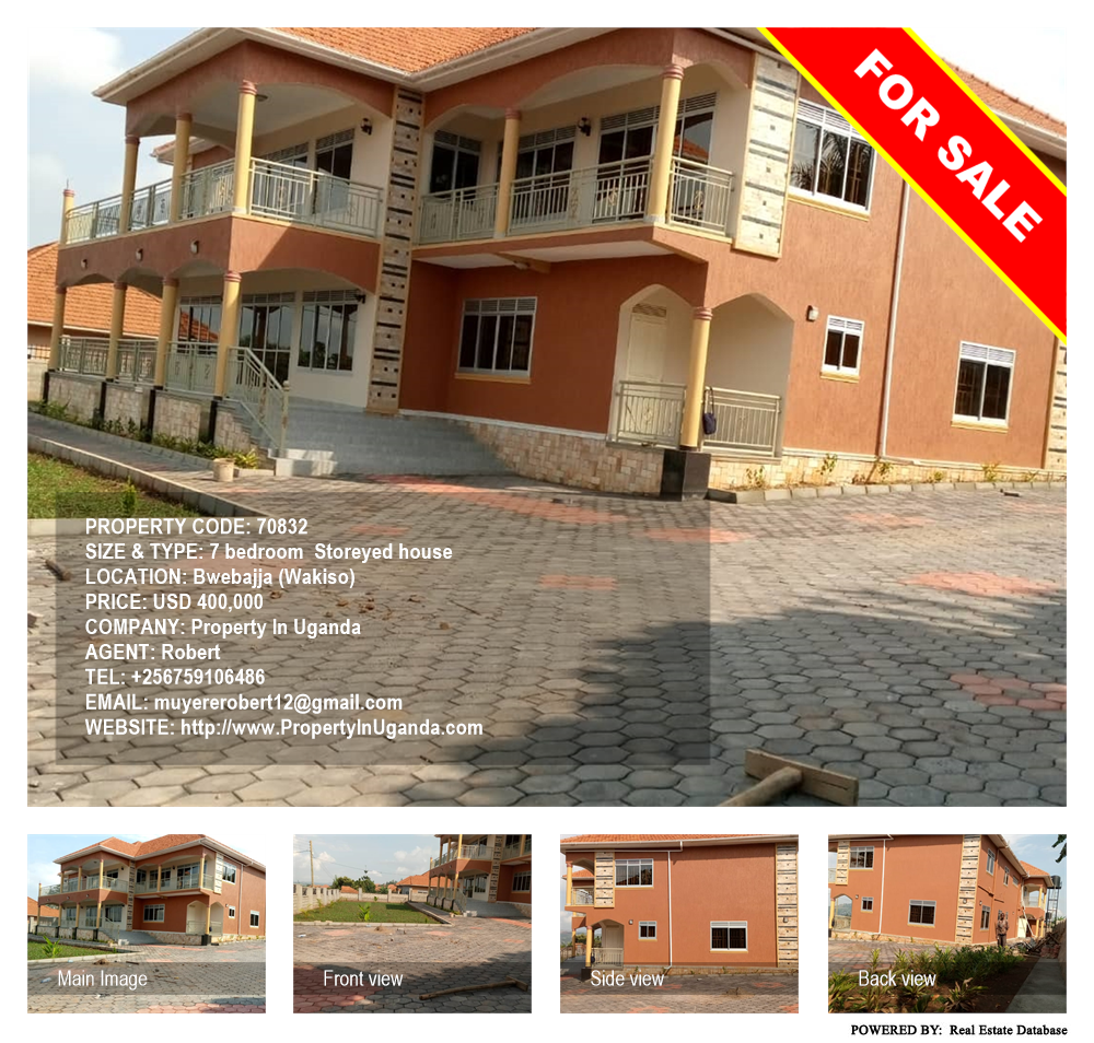 7 bedroom Storeyed house  for sale in Bwebajja Wakiso Uganda, code: 70832